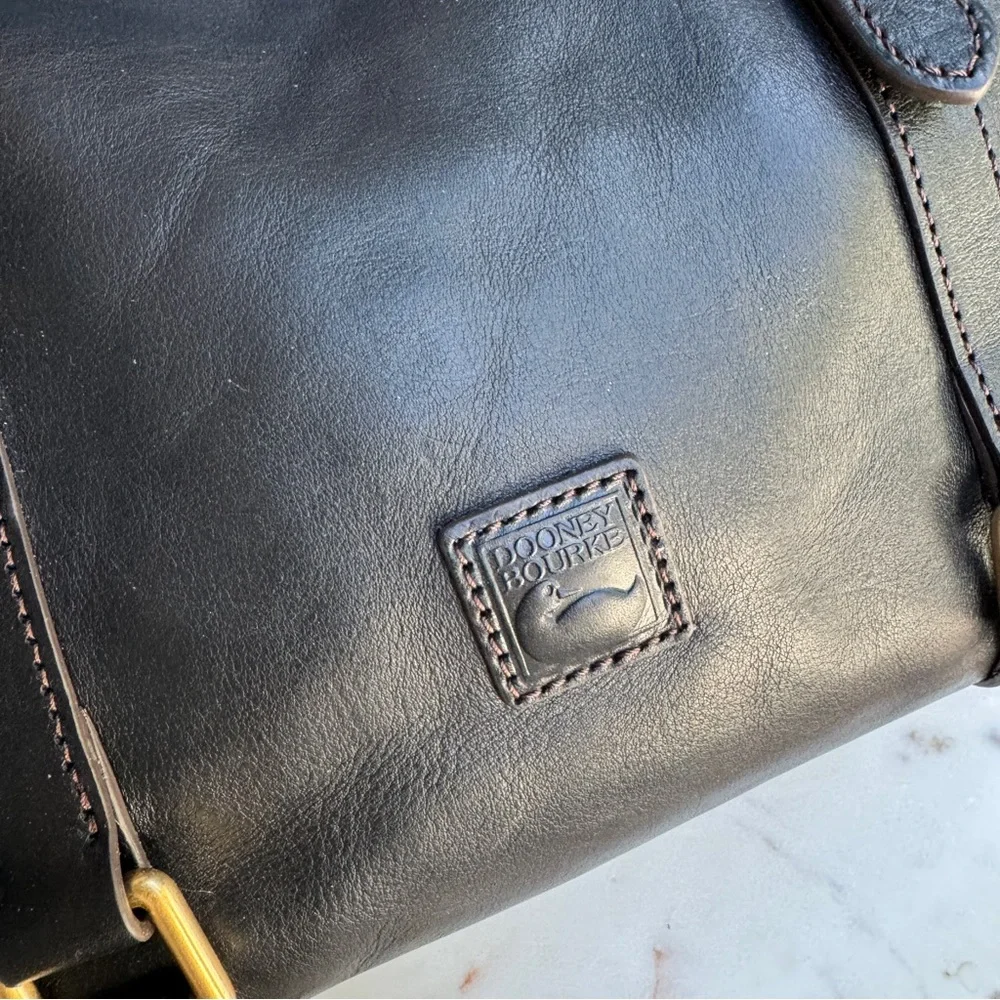 SOLD Dooney & Bourke Leather Florentine Satchel - Picture 4 of 14
